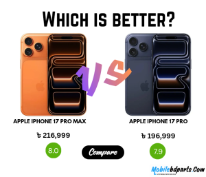 Apple iPhone 17 Pro Max vs 17 Pro